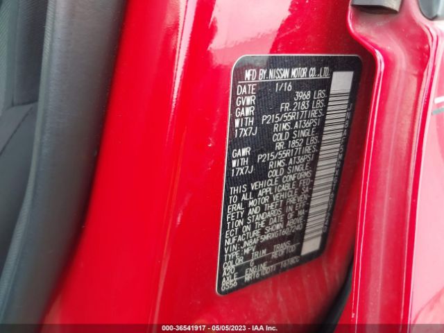 JN8AF5MRXGT607240 Nissan JUKE S