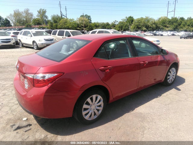 2014 TOYOTA COROLLA L/LE/S/S PLUS/LE PLUS VIN: 2T1BURHE6EC184911