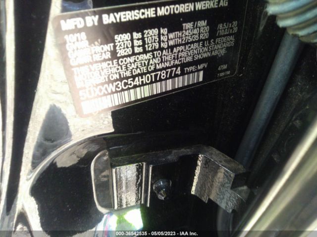 5UXXW3C54H0T78774 BMW X4 Xdrive28i