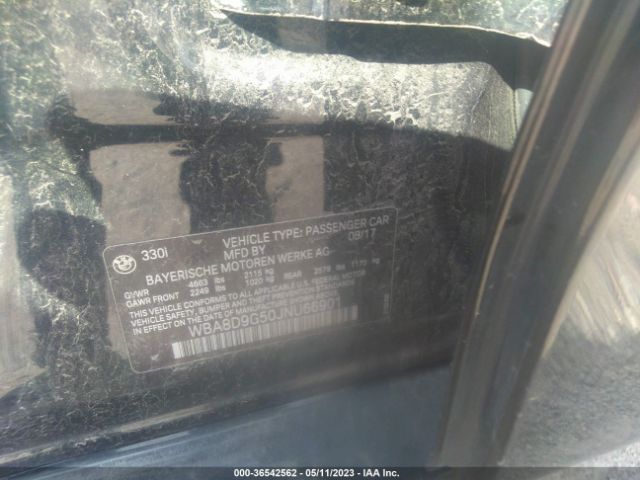 WBA8D9G50JNU66901 BMW 3 Series 330i Xdrive