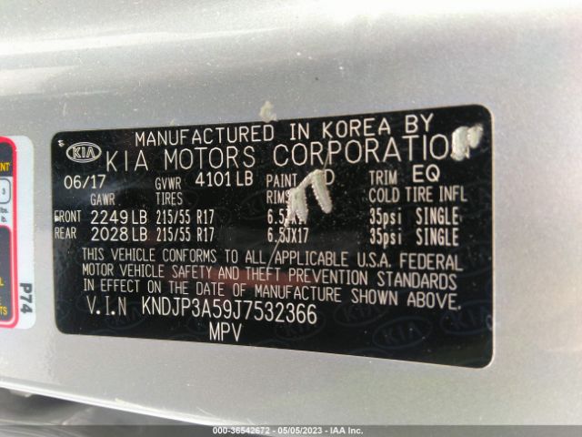 KNDJP3A59J7532366 KIA SOUL +