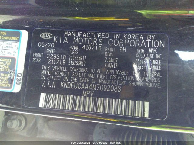KNDEUCAA4M7092083 KIA SELTOS S