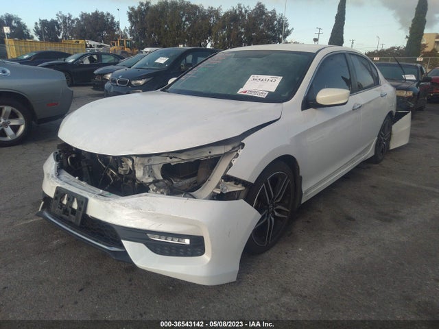 2017 HONDA ACCORD SEDAN SPORT SE VIN: 1HGCR2F15HA030228