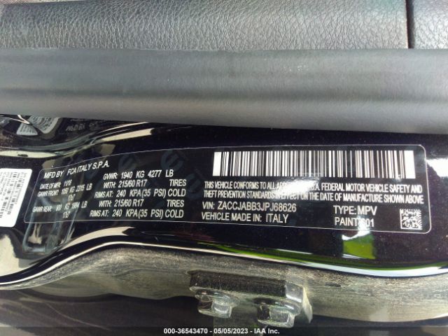 ZACCJABB3JPJ68626 Jeep Renegade Latitude