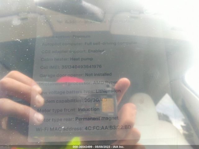7SAYGDEF9PF741376 Tesla Model Y Performance
