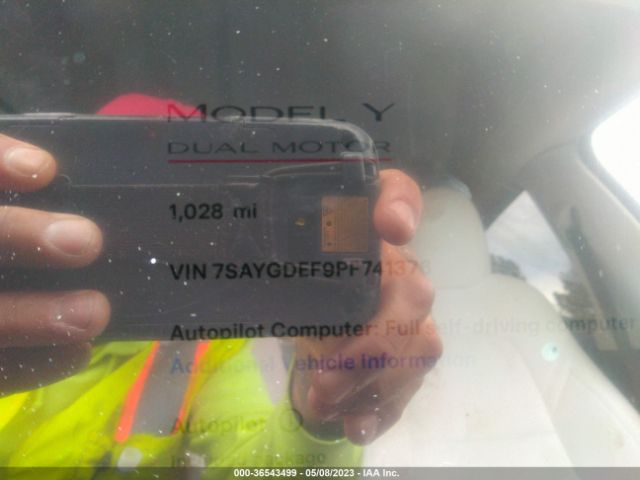 7SAYGDEF9PF741376 Tesla Model Y Performance