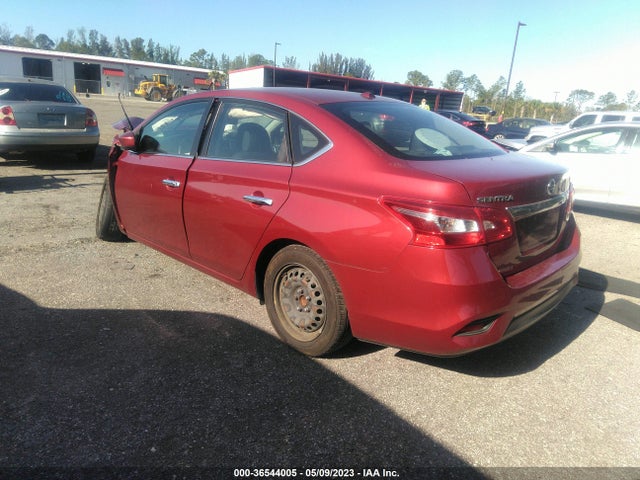2017 NISSAN SENTRA SV VIN: 3N1AB7AP0HL643002