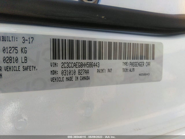 2C3CCAEG8HH586443 Chrysler 300