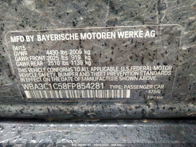 WBA3C1C58FP854281 BMW 3 Series 328i