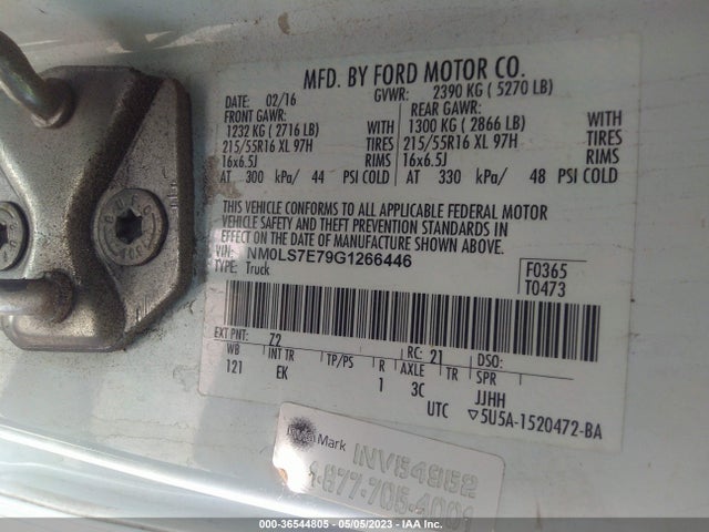 NM0LS7E79G1266446 Ford Transit Connect Xl