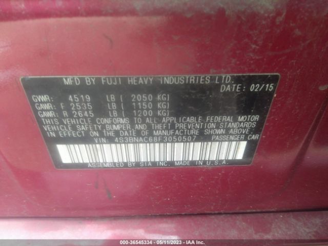 4S3BNAC68F3050507 Subaru Legacy 2.5i Premium