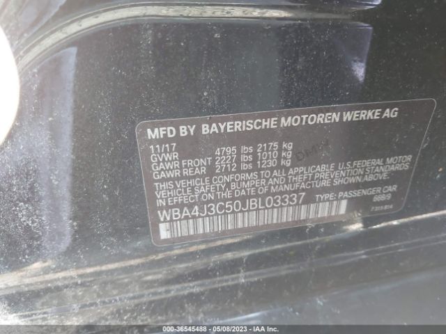 WBA4J3C50JBL03337 BMW 4 Series 430i Xdrive