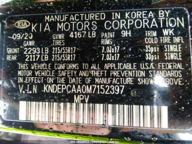 KNDEPCAA0M7152397 KIA Seltos Lx