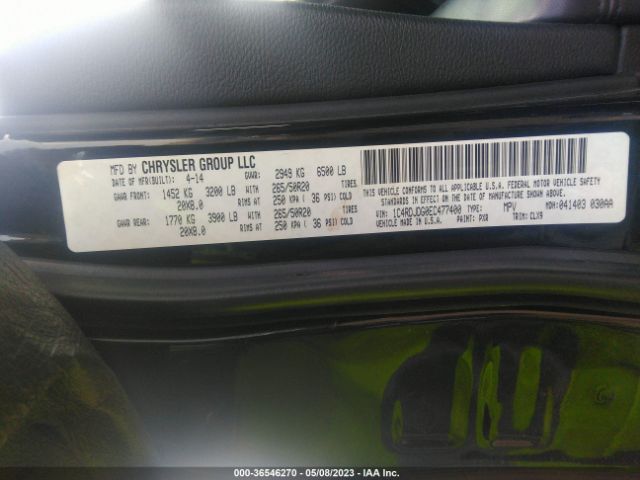 1C4RDJDG0EC477400 Dodge DURANGO LIMITED