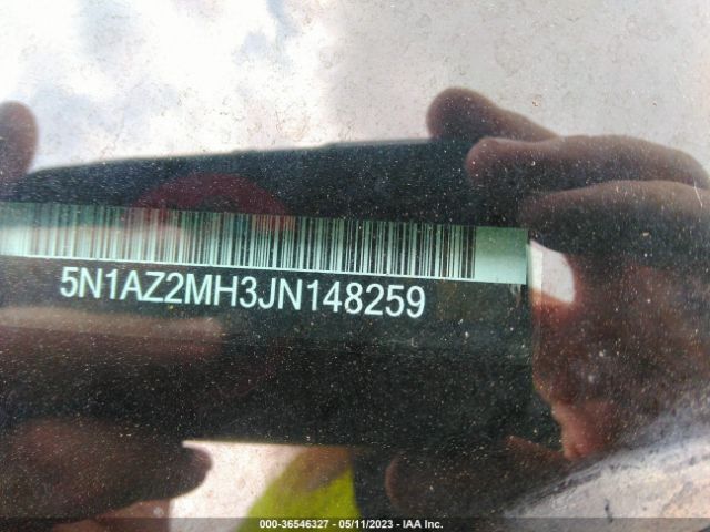 5N1AZ2MH3JN148259 Nissan Murano Platinum