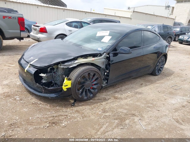 2022 TESLA MODEL 3 PERFORMANCE VIN: 5YJ3E1EC8NF314852