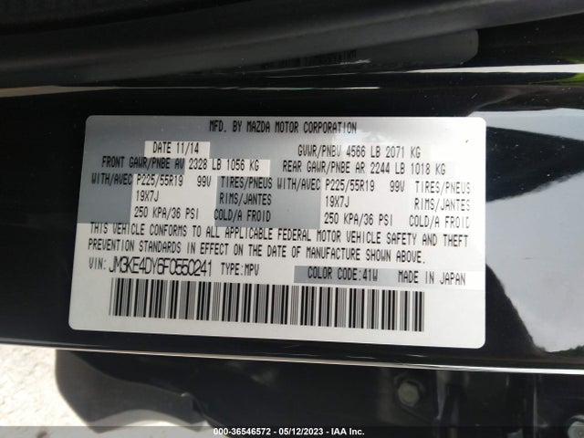 Mazda Cx-5 Grand Touring 2015 JM3KE4DY6F0550241 Image 11