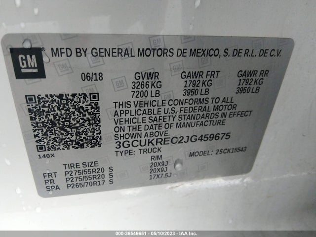 Chevrolet Silverado 1500 Lt 2018 3GCUKREC2JG459675 Image 9