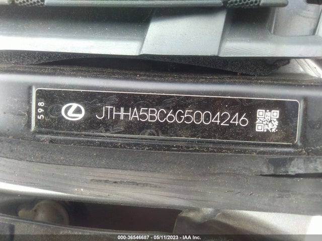 JTHHA5BC6G5004246 Lexus RC 200T