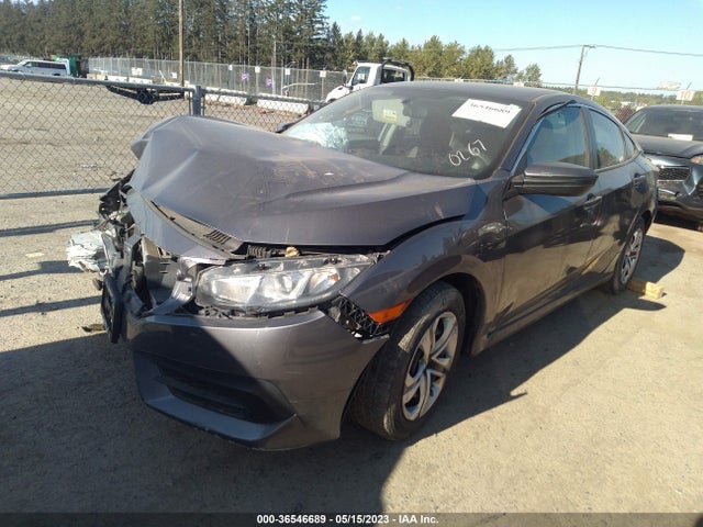 Honda Civic Sedan Lx 2018 19XFC2F57JE200267 Image 2