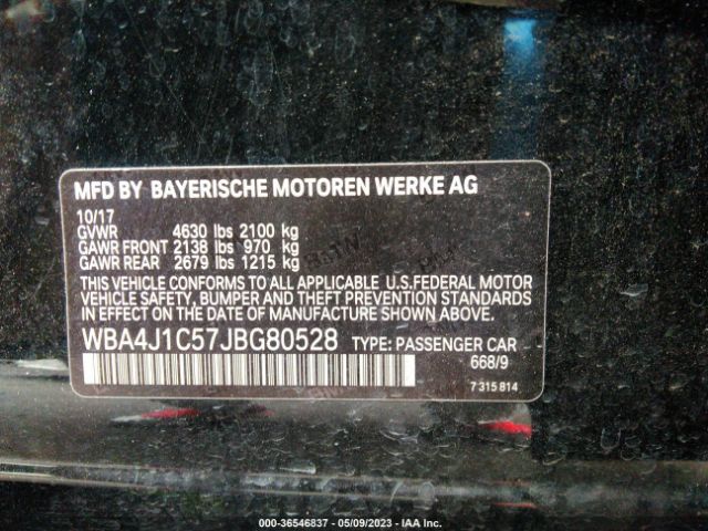 WBA4J1C57JBG80528 BMW 4 Series 430i