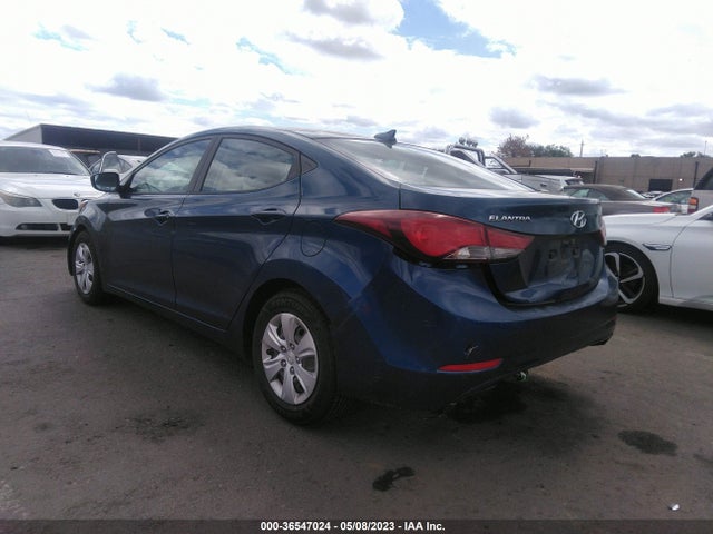 Hyundai ELANTRA SE 2016 KMHDH4AE8GU601179 Image 3