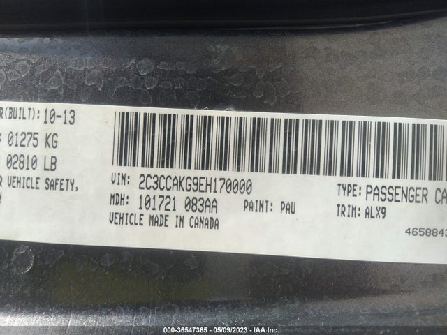 2C3CCAKG9EH170000 Chrysler 300 300c