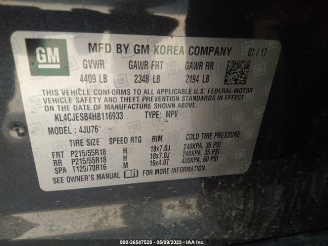 KL4CJESB4HB116933 Buick Encore Preferred