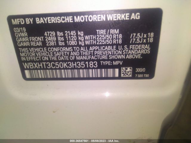 WBXHT3C50K3H35183 BMW X1 Xdrive28i