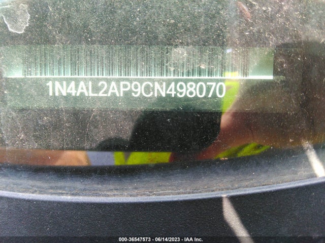 2012 NISSAN ALTIMA 2.5 VIN: 1N4AL2AP9CN498070