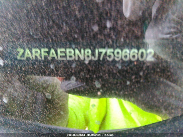 ZARFAEBN8J7596602 Alfa Romeo Giulia