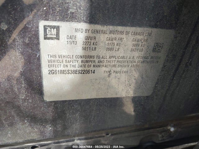 Cadillac XTS LUXURY 2014 2G61M5S38E9220614 Image 9