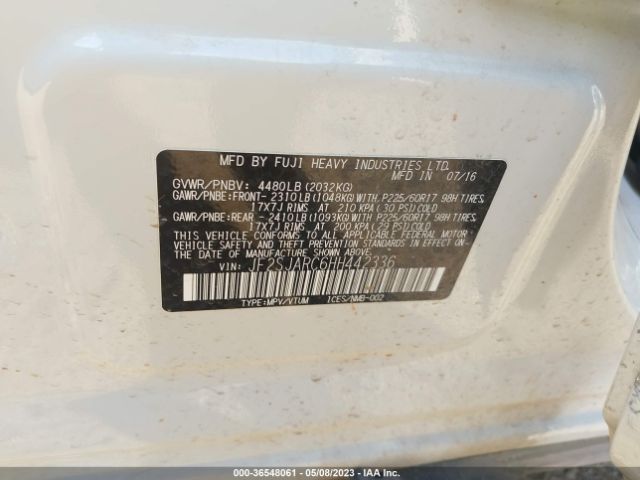 JF2SJARC6HH442336 Subaru Forester Limited
