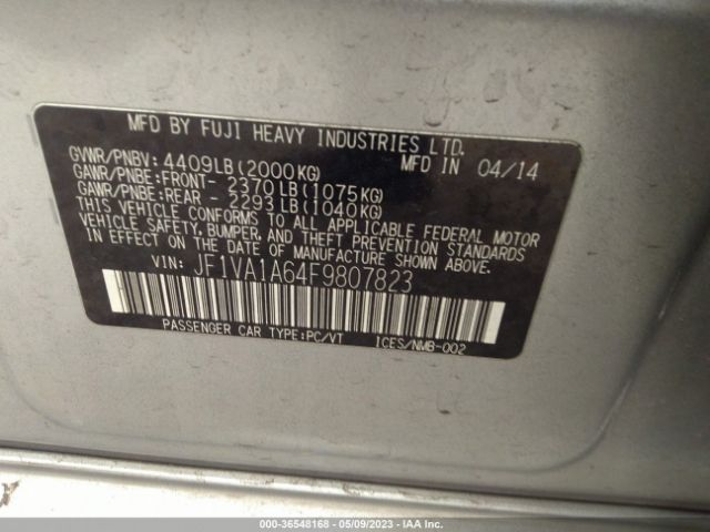 JF1VA1A64F9807823 Subaru WRX