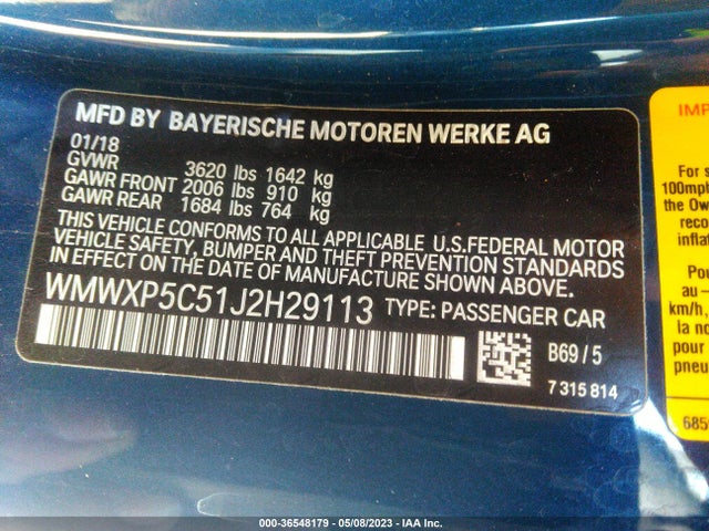 2018 Mini Hardtop, VIN: WMWXP5C51J2H29113