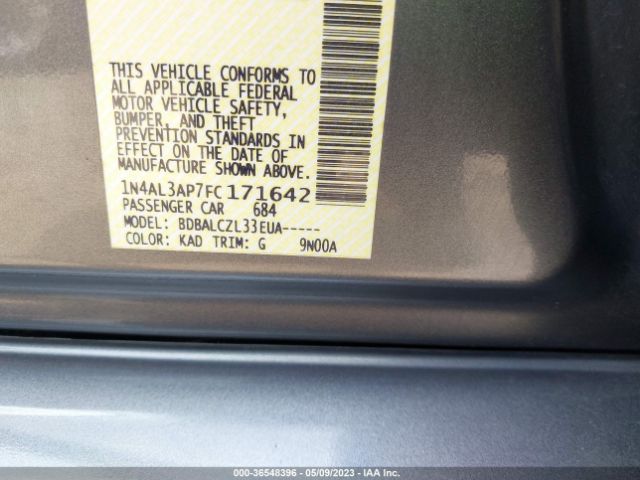 1N4AL3AP7FC171642 Nissan ALTIMA 2.5