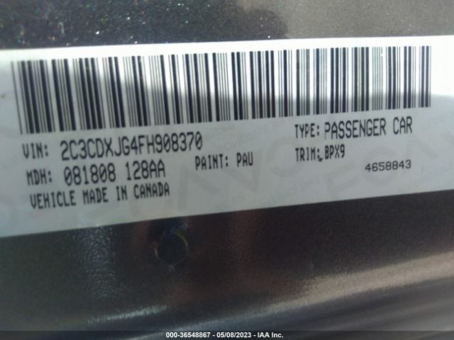 2C3CDXJG4FH908370 Dodge Charger Sxt