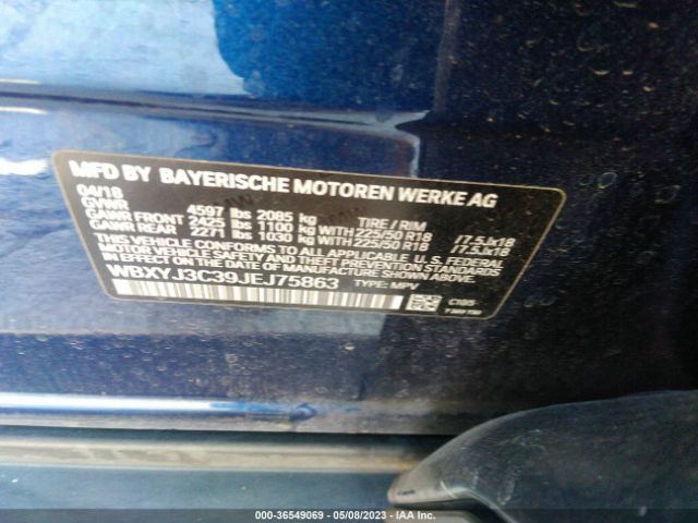 WBXYJ3C39JEJ75863 BMW X2 Sdrive28i