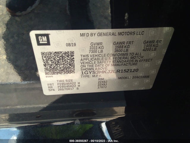 2020 Cadillac Escalade, VIN: 1GYS3HKJ2LR152120