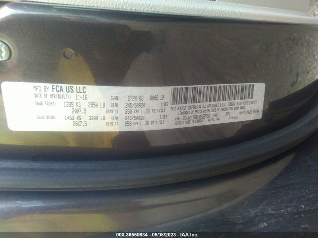 2C4RC1GG8HR622757 Chrysler Pacifica Limited