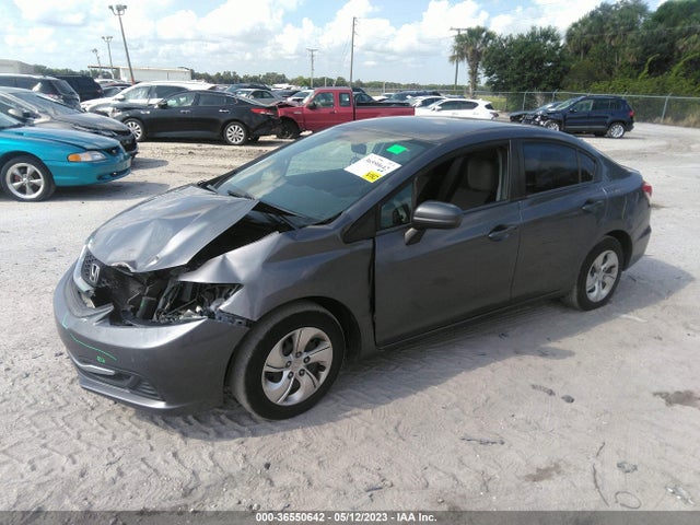 Honda Civic Sedan Lx 2015 19XFB2F57FE025447 Image 2