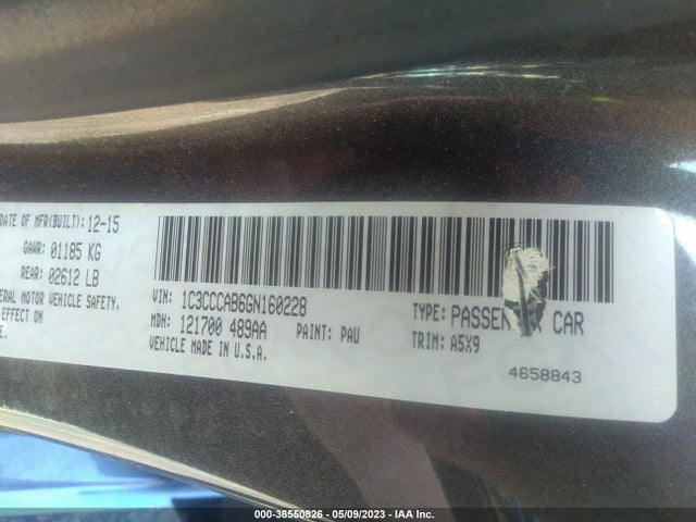 Chrysler 200 Limited 2016 1C3CCCAB6GN160228 Image 9