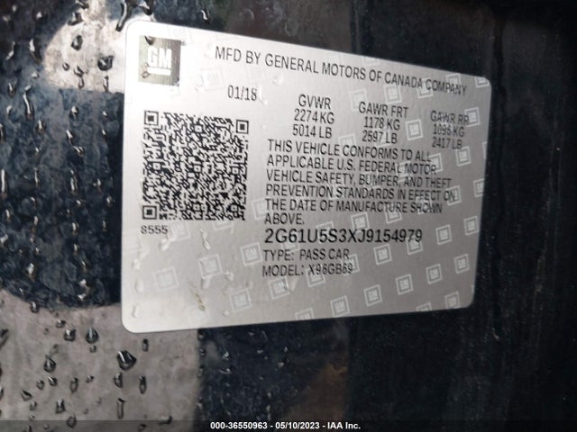 2G61U5S3XJ9154979 Cadillac Xts Livery Package