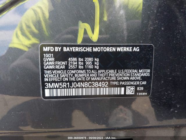 3MW5R1J04N8C38492 BMW 3 Series 330i