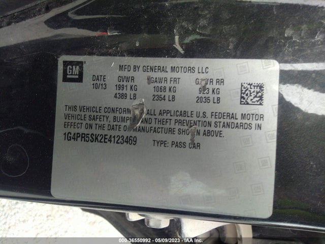 1G4PR5SK2E4123469 Buick Verano Convenience Group