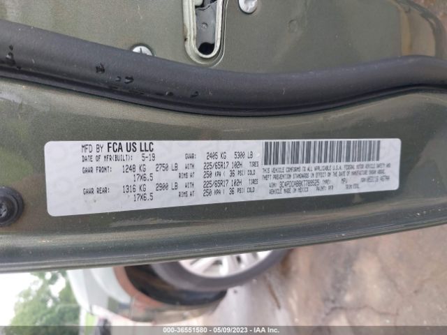 3C4PDCAB8KT789525 Dodge Journey Se Value Pkg