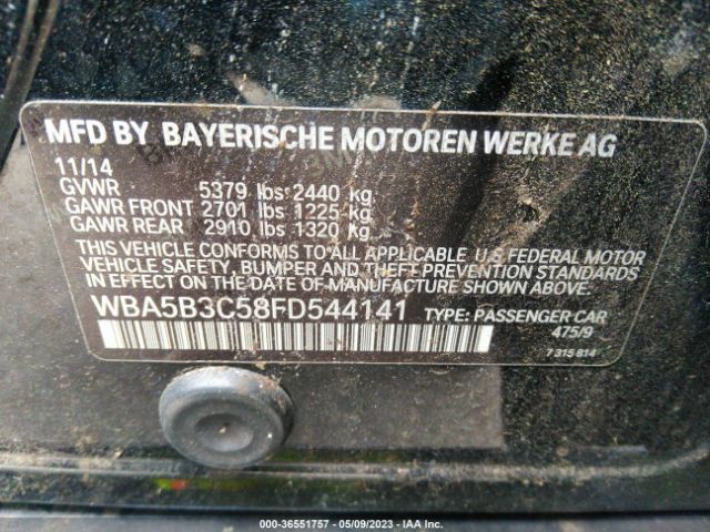 WBA5B3C58FD544141 BMW 5 Series 535i Xdrive