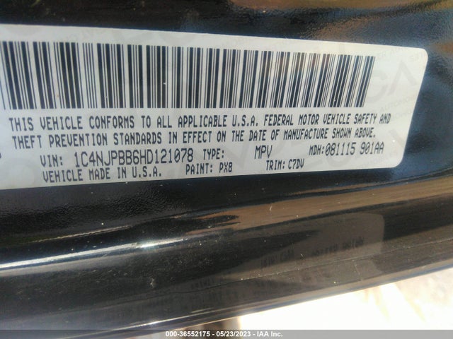 1C4NJPBB6HD121078 Jeep Patriot Sport