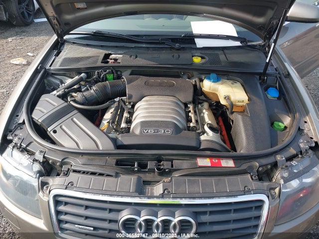 2004 AUDI A4 3.0L VIN: WAUDT48H44K009916