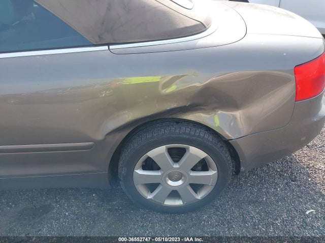 2004 AUDI A4 3.0L VIN: WAUDT48H44K009916